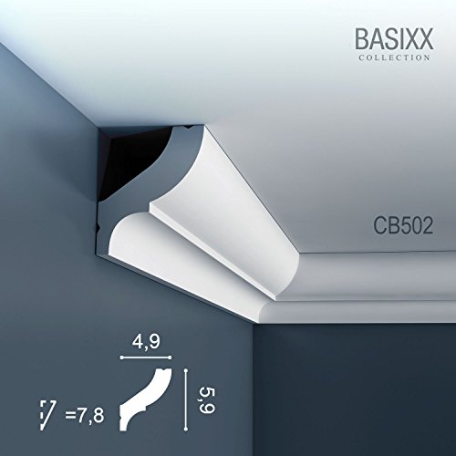 Orac Decor BASIXX Deckenleiste Eckleiste CB502 Profilleiste Stuckleiste Zierleisten Zierprofile