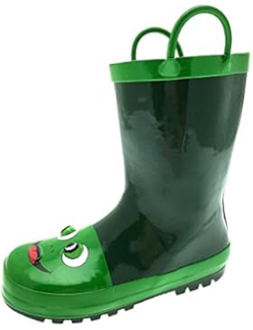 Lora Dora Kinder-/Mädchen-Gummistiefel, 3D-Figur, gegen Schnee und Regen, mit Griffen, Größe 28-34