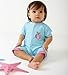 Splash About Girl's Collections UV Sun Protection All in One Sun Suit/Eczema Suit - Apple Daisy, 6-12 Months