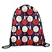 Produktbild MaJack Ping Pong Rucksack mit Kordelzug, Bedruckt, für Teenager, Mädchen, leicht, Reisetasche, Gymnastik, 41,9 cm, 35,6 cm