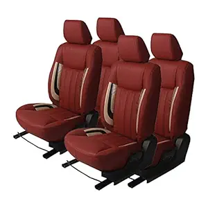 Autofurnish (HT-506 Crystal) Compatible with Fiat Linea 3D Custom PU Leather Car Seat Covers