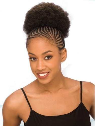 Freetress Afro 5" Drawstring Ponytail 1B
