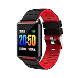 ZYWTZ Bluetooth Smart Watch, Riemen kann frei entfernt Werden, Gesundheitsüberwachung/Sleep-Analyse/Berechnung der Anzahl der Schritte/Remote-Selbstauslöser, Kompatibel mit IOS, Android