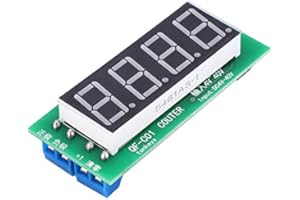 GAROSA DC4-40V QF-C04 Counter Module, 4-Digit Digital Display, 0-9999 Counting Range with Memory Function