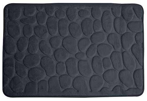 Badteppich Badematte Badvorleger Badezimmermatte Deluxe (Anthrazit)