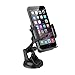 Price comparison product image Car Phone Holder, EC Technology Universal Cradle Adjustable Windshield Holder Cradle with Strong Sticky Gel Pad for iPhone and Other Android Smart Phone