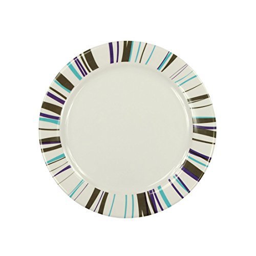 10T Arve Dinnerware – 8-teiliges Melamine Geschirr, 2 Becher, 4 Teller in 2 Größen, 2 Schüsseln - 3