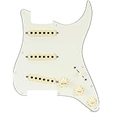 Fender Prewired Pickguard Strat TexMex beyaz 0992343509