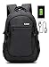 Produktbild Strong USB Port Laptop Backpack Rucksack bis 15.6 zoll Notebooks wasserabweisend (Schwarz)