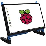 CUQI Moniteur à écran Tactile Portable de 7 Pouces pour Raspberry Pi 4, écran Tactile capacitif IPS 1024x600 Jeu LCD étendre 