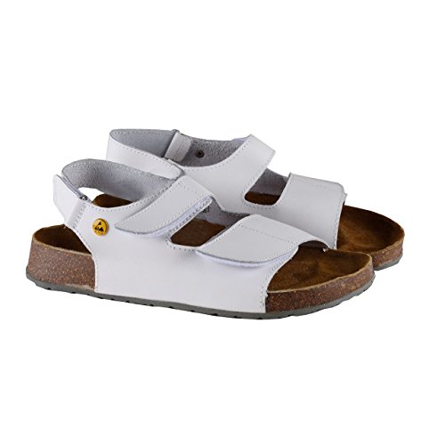 Vivality Herren Tieffußbett Sandalen ESD weiss - 4