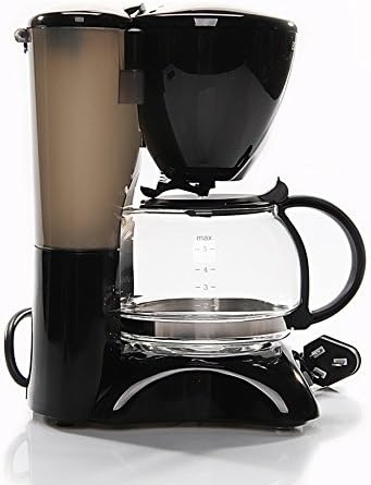 XIA Espresso Maker Stainless Steel Black 600ml 700W   Drip Fully Automatic Coffee Pot Commercial