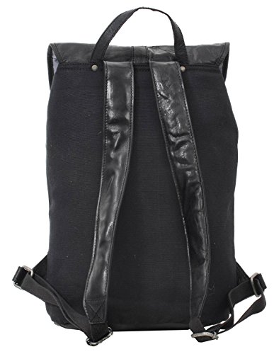 Rucksack Gusti Leder studio  Nolan  Lederrucksack Unirucksack B  ffelleder Gro   Vintage Schwarz 2M23-20-6wp