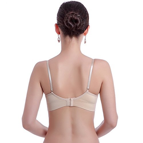 Jewelry_Awesome Komfort Damen Gepolsterter Push up Ohne Buegel Sport BH Bustier Stretch Sports Unsicht Bra Top Fuer Yoga Fitness-Training - 2