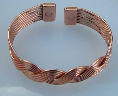89M Magnetic Therapy Copper Bracelet/Bangle Delicately Handcrafted in The U.K.