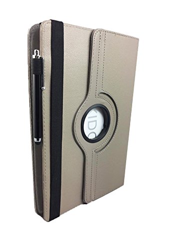 Tablet Tasche für Samsung Galaxy Tab A6 10.1 zoll Schutz Hülle Etui Case + Touch Pen – 10.1 Zoll Grau 360 - 2