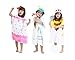 DSstyles 23.6'' x 47.2'' Lovely Comfortable Cartoon Animal Bath Poncho Hooded Towel Baby Soft Blanket Kid Cotton Bathrobe Cloak - Giraffe