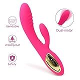 Computer Compact Silent Force-Vibrator USB Cable 10 Speeds Modes Rechargeable Waterproof Design for Bathroom，Bedroom,Toyroom ，Courtyard, Stairs Gift (pink1)