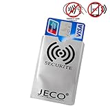 1 Protège Carte Anti-RFID/PAIEMENT sans Contact Carte Bleue visa MasterCard c.