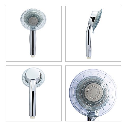 7 Farbwechsel Duschkopf LED-Licht automatisch Badezimmer Duschkopf Einstellbare Spritzdüse Regenmenge MaiTian - 5