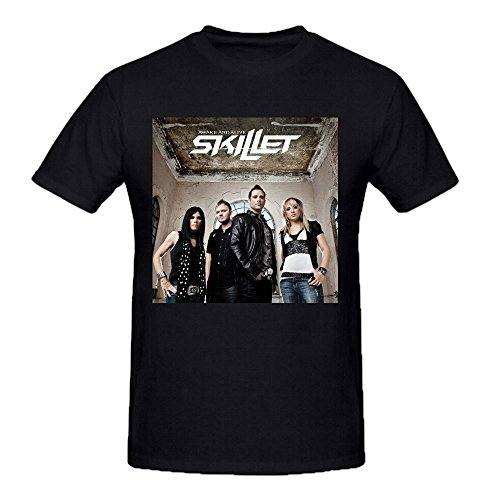 Skillet Awake And Alive T Shirts For Homme Crew Neck Large