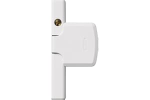 ABUS Fenster-Zusatzsicherung FTS206 AL0145 - Fensterschloss mit zweistufiger Verriegelung, gleichschließend - ABUS-Sicherheitslevel 10 - 37398 - Weiß