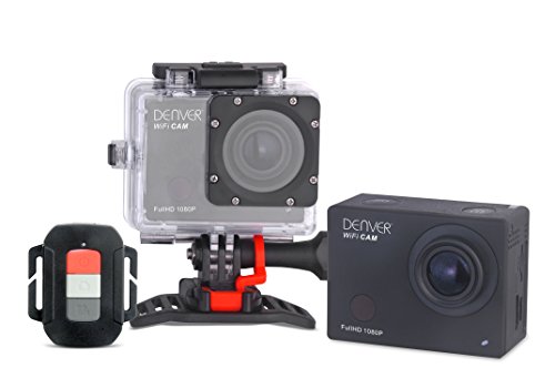 Denver Full HD Actioncam (WiFi, 5,1 cm (2,0 Zoll) Display, CMOS Sensor, USB) inkl. wasserdichtem Gehäuse bis 55 m Denver Full HD Actioncam (WiFi, 5,1 cm (2,0 Zoll) Display, CMOS Sensor, USB) inkl. wasserdichtem Gehäuse bis 55 m Bilder
