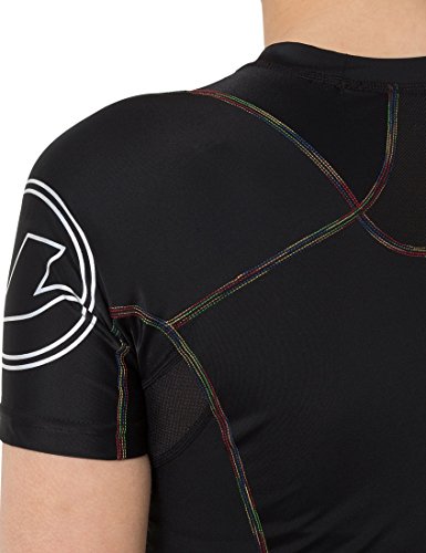 Ultrasport Damen Kompressionsshirt Rainbow kurzarm - 2