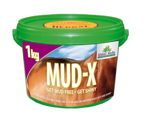 Global HerbsUnisex's Mud-x 1kg, Clear, 1 kg