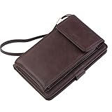 Bfmyxgs Schöne Handytasche für Frauen Mädchen Männer Lange Geldbörse Münze Clutch Bag Wallets Mit Münzfach Reißverschluss Geldbörse Business Handtasche Clutch Bag Handytasche Geldbörse