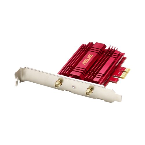 Ofertas para ASUS PCE-AC56 - Adaptador PCI Express AC1300 (Doble banda,
2T2R, base externa con antenas, disipador pasivo rojo) Revisión