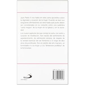 Mulieris dignitatem. La dignidad de la mujer: Carta apostólica de SS. Juan Pablo II (Encíclicas-documentos)