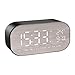 Produktbild TOOGOO S2 Bluetooth Wireless Mini Alarm Spiegel kleine Stereo Computer Auto Subwoofer kreative Nacht Lautsprecher Schwarz