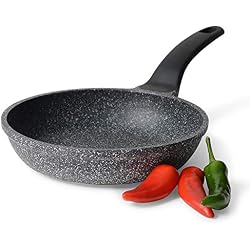 ProCook Granite - Petite Poêle Induction - Revêtement antiadhésif Effet Pierre - Garantie sans PFOA - Manche Isolant Bakélite - 20 cm