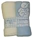 Angel Kids 2 Pack Baby Wrap Blue/Cream