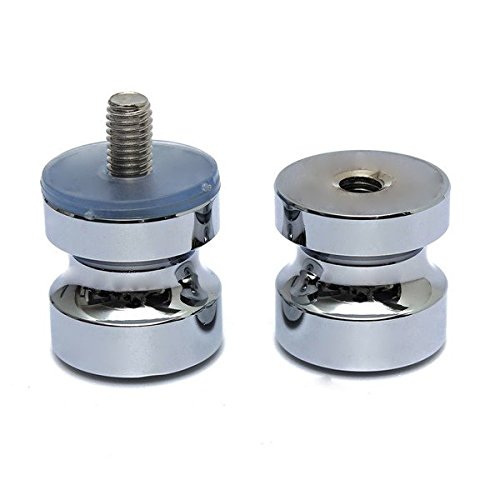 Yongse Aluminiummetall Dia. 30mm Einzel Groove Glastürknauf Duschraum Schrank Handgriff - 6