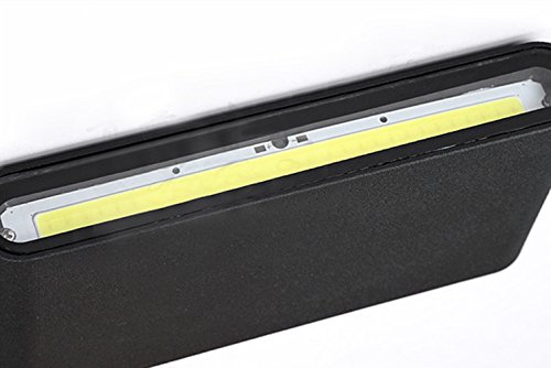 Lightess 12W Moderne LED Wandleuchte Außenwandleuchte Außenwasserdichten Outdoor-Wandleuchten quadratische Form Gartenbeleuchtung Balkon Gang Wandlampe Nachttischlampe, kaltes Weiß（Der Hauptbereich der Verwendung sind Indoor und Outdoor） - 3