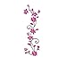 Produktbild HCFKJ 2017 Mode Flower Design Wandaufkleber Home Shop Windows Decals Dekor Abnehmbare (HOT)
