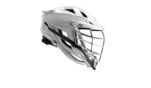 Cascade S Lacrosse Helmet White Shell Chrome Facemask Amazon Co Uk Sports Outdoors