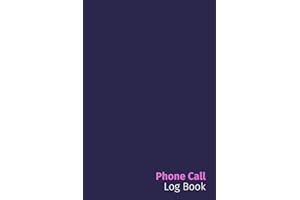 Phone Call Log Book: SImple Telephone Message Book with Space for Over 400 Logs (Inbound Outbound Call Log, Voicemail Log Book)