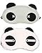 Jenna Straight Cross Panda Sleeping Eye Mask White,Free size (Pack of 2) RS.399.00