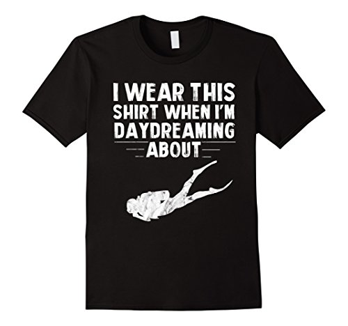 Scuba Diving T-Shirt gift for Divers funny Scuba dive summer Male Large  Black