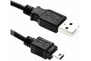 Mr.Gadget Solutions® 1 Meter Long USB to MINI B Data Charger Cable compatible For Garmin Dash Cam GoPRO MP3 MP4