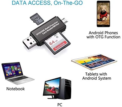 Super Micro USB OTG to USB 2.0 Adapter SD Card Reader For Android Phone Tablet PC
