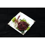 Viereckiges Tischgesteck -Tischdeko mit künstlichen Blumen