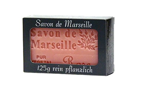 100% Naturseifen: Lavendelseife & Rosenseife & Maiglöckchenseife, 3-teiliges Seifenset (Savon de Marseille) - 3