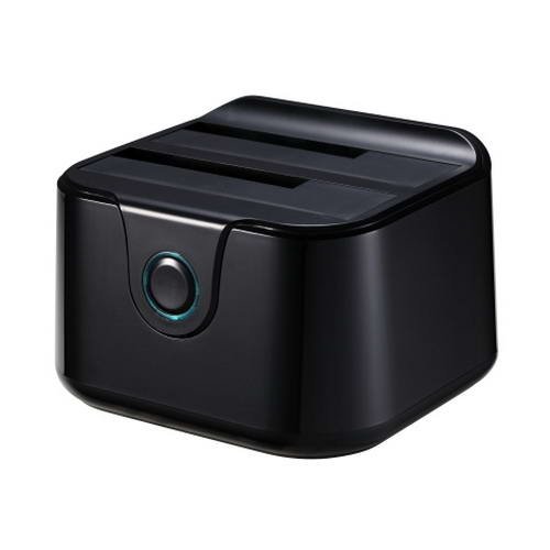 TooQ TQDS-802B - Base de conexion Docking Station con doble bahia SATA para discos de 2.5
