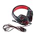 Produktbild HermosaUKnight Headset Bass Gaming Kopfhörer Geeignet für PS4 für Xbox ONE Mit Mikrofon-Schwarz & Rot