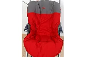 MUNDIBEBÉ Colchoneta para silla de paseo reversible gris rojo. Funda silla de coche. Mundi Bebé.