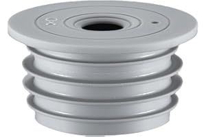 Feegow Rohrdichtung Waschmaschine Abflussrohr Dichtung Deodorant Dichtung Rohrdichtung Grau für Anti-Stopfen mit Ringen Ablaufschlauch Waschen Abwasserwerkzeuge Maschine -S